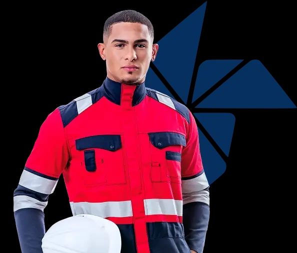 Profissional usando uniforme Ideal Work